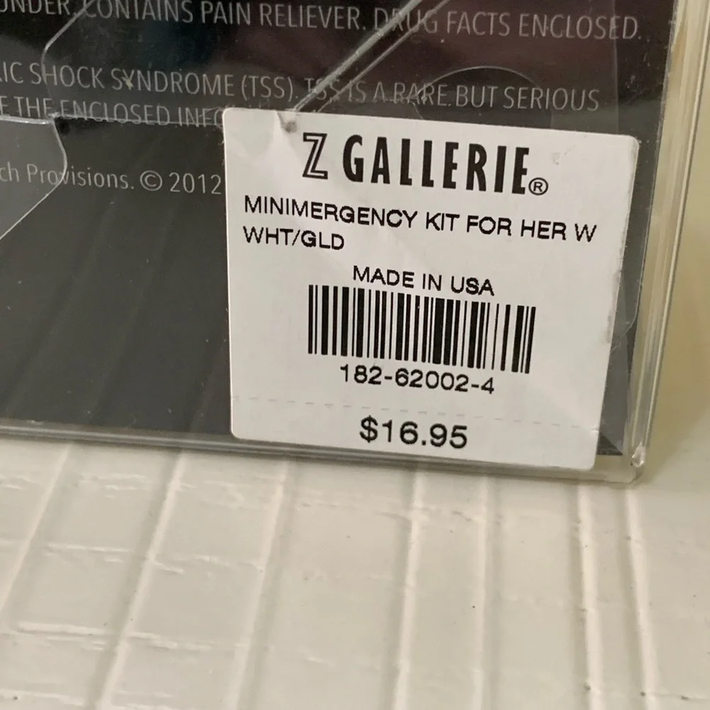 Z Galleris minimergency kit